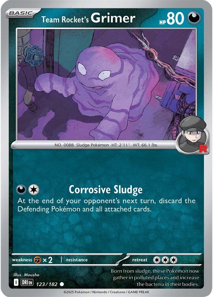 Team Rocket's Grimer (123/182) [Scarlet & Violet: Destined Rivals] | Clutch Gaming