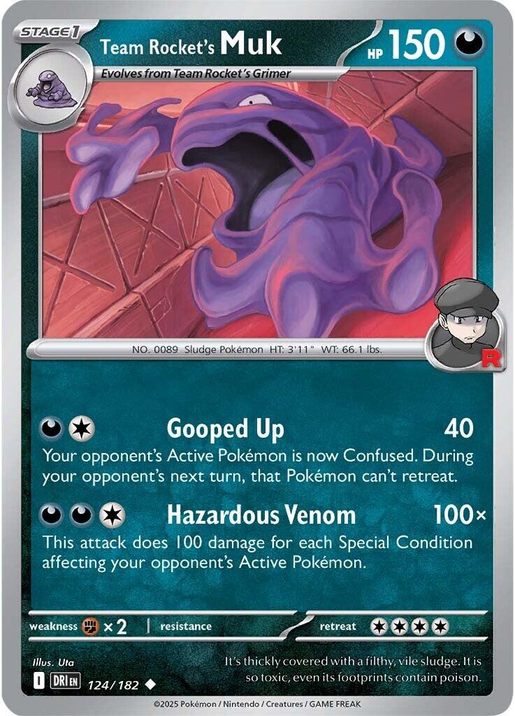Team Rocket's Muk (124/182) [Scarlet & Violet: Destined Rivals] | Clutch Gaming