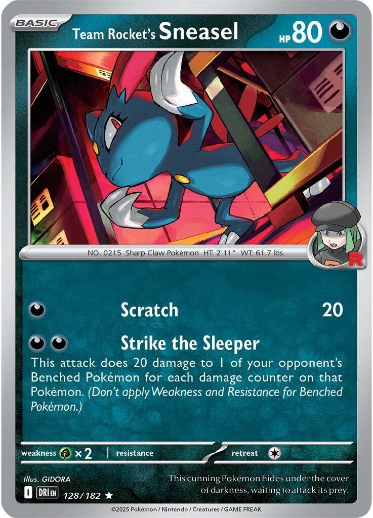Team Rocket's Sneasel (128/182) [Scarlet & Violet: Destined Rivals] | Clutch Gaming