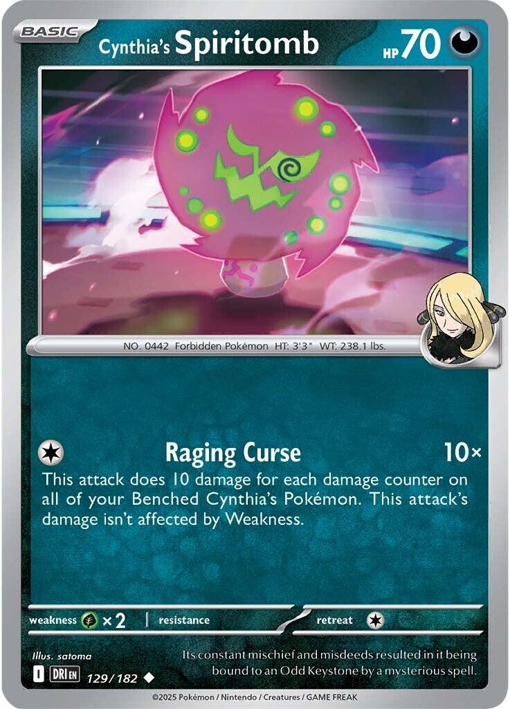 Cynthia's Spiritomb (129/182) [Scarlet & Violet: Destined Rivals] | Clutch Gaming