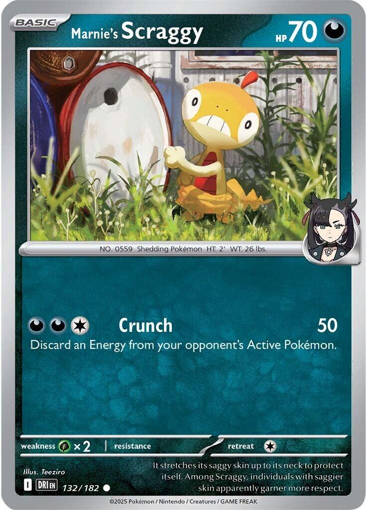 Marnie's Scraggy (132/182) [Scarlet & Violet: Destined Rivals] | Clutch Gaming