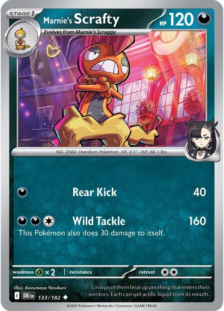 Marnie's Scrafty (133/182) [Scarlet & Violet: Destined Rivals] | Clutch Gaming