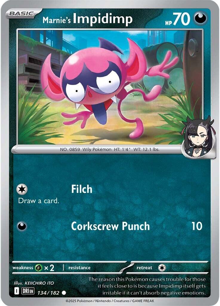 Marnie's Impidimp (134/182) [Scarlet & Violet: Destined Rivals] | Clutch Gaming