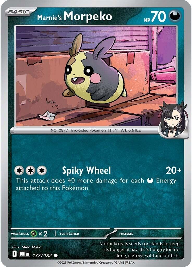 Marnie's Morpeko (137/182) [Scarlet & Violet: Destined Rivals] | Clutch Gaming