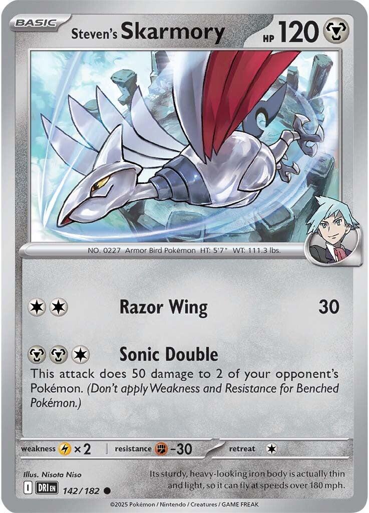 Steven's Skarmory (142/182) [Scarlet & Violet: Destined Rivals] | Clutch Gaming