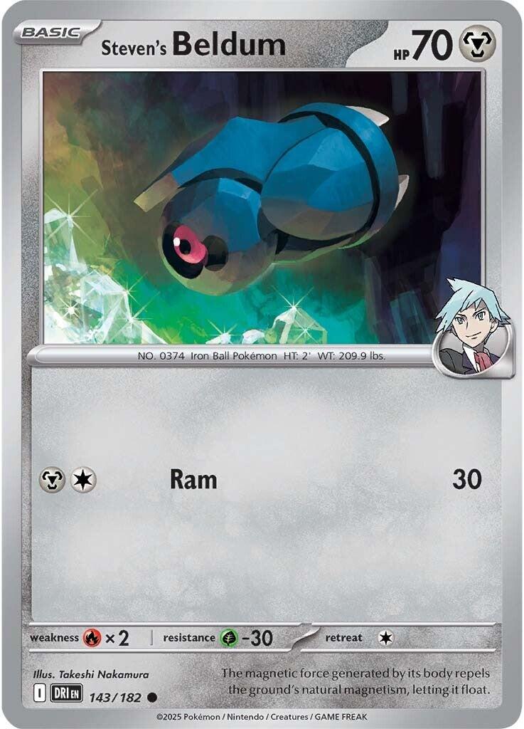 Steven's Beldum (143/182) [Scarlet & Violet: Destined Rivals] | Clutch Gaming