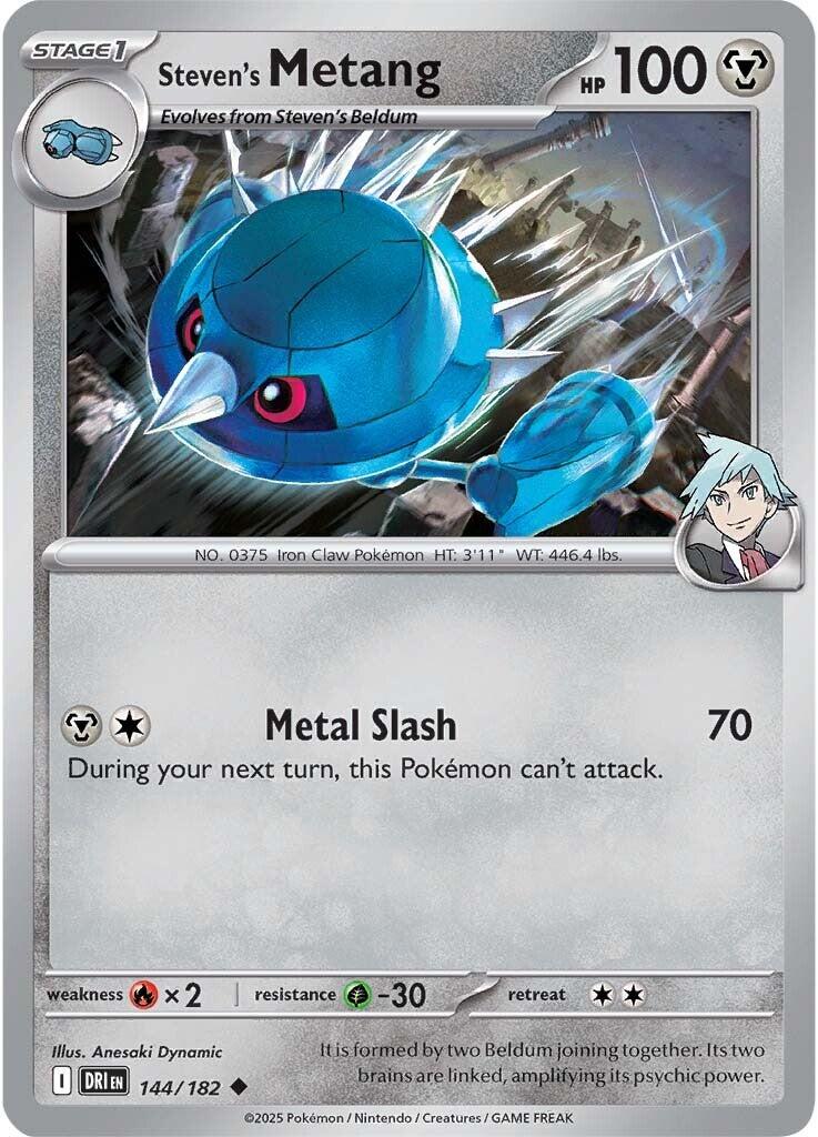 Steven's Metang (144/182) [Scarlet & Violet: Destined Rivals] | Clutch Gaming