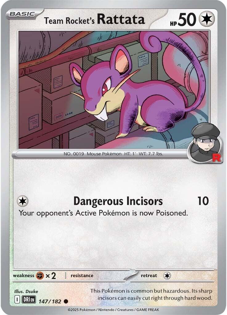 Team Rocket's Rattata (147/182) [Scarlet & Violet: Destined Rivals] | Clutch Gaming