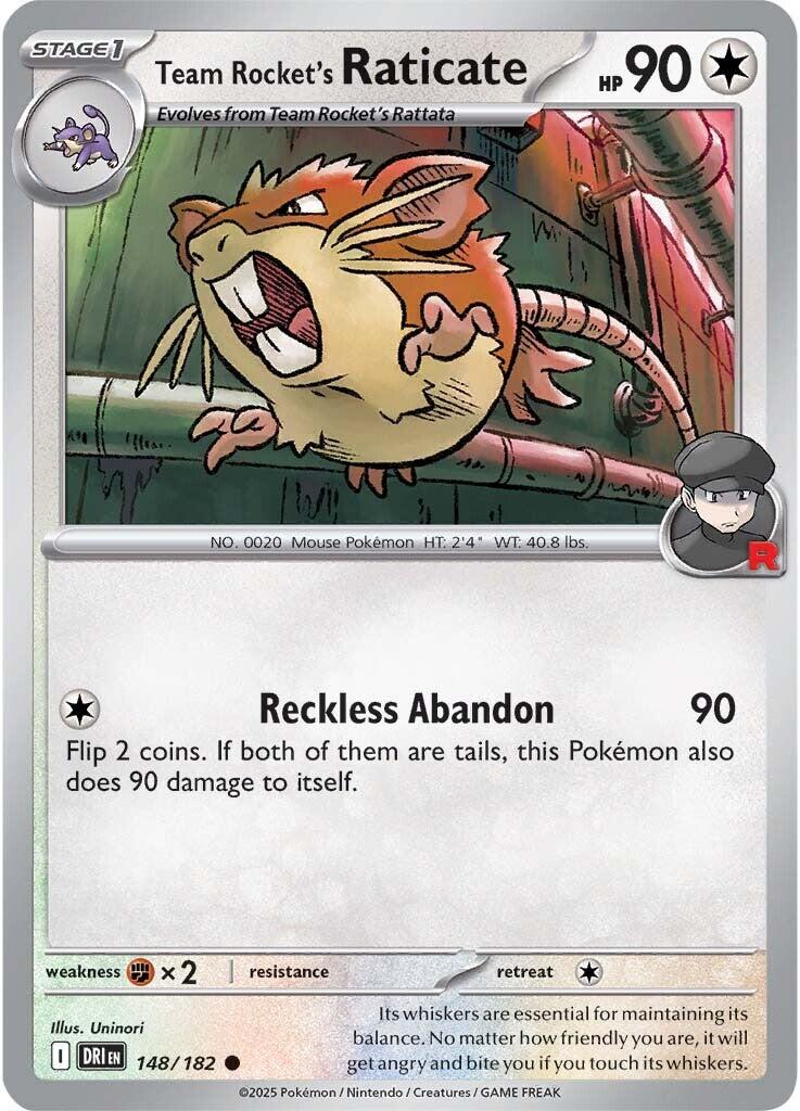 Team Rocket's Raticate (148/182) [Scarlet & Violet: Destined Rivals] | Clutch Gaming