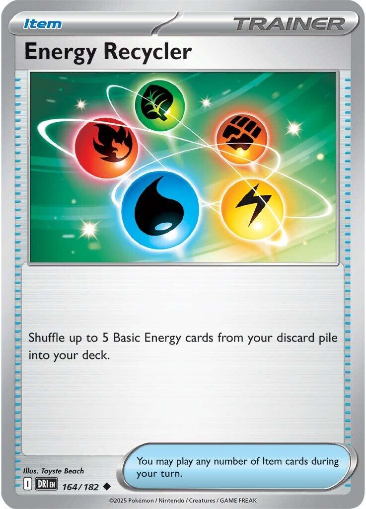 Energy Recycler (164/182) [Scarlet & Violet: Destined Rivals] | Clutch Gaming