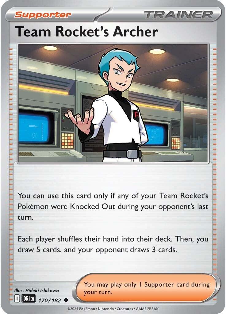 Team Rocket's Archer (170/182) [Scarlet & Violet: Destined Rivals] | Clutch Gaming