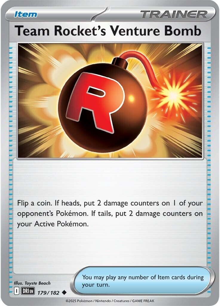 Team Rocket's Venture Bomb (179/182) [Scarlet & Violet: Destined Rivals] | Clutch Gaming