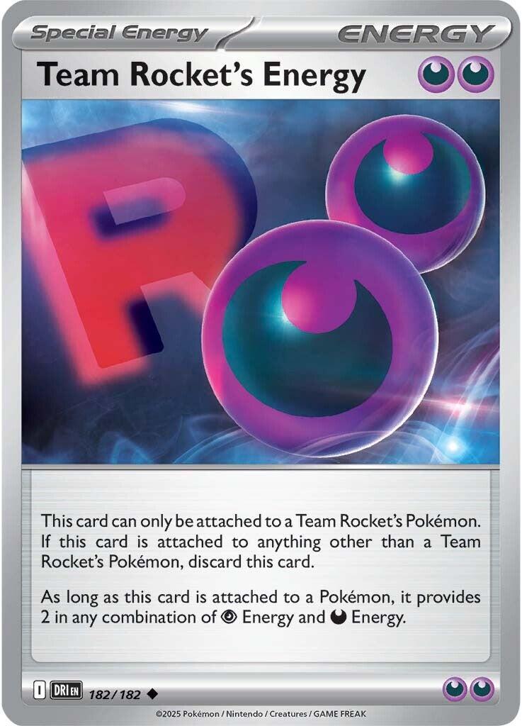 Team Rocket's Energy (182/182) [Scarlet & Violet: Destined Rivals] | Clutch Gaming
