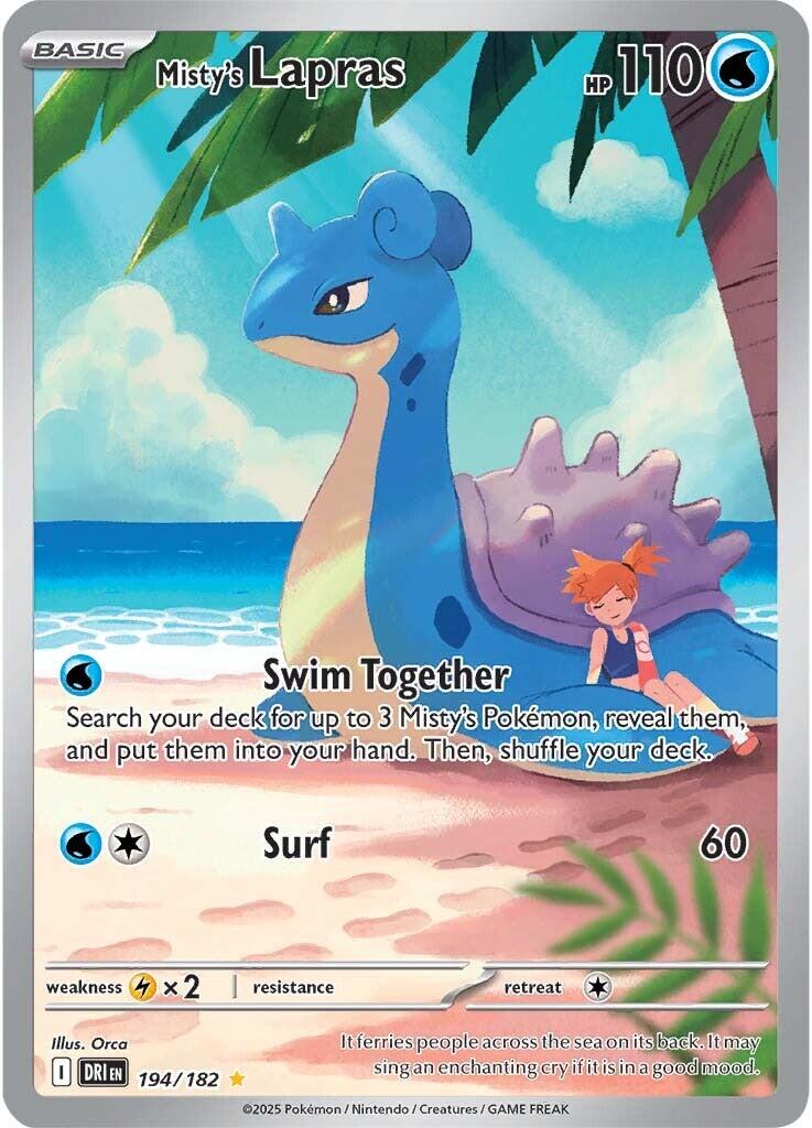 Misty's Lapras (194/182) [Scarlet & Violet: Destined Rivals] | Clutch Gaming