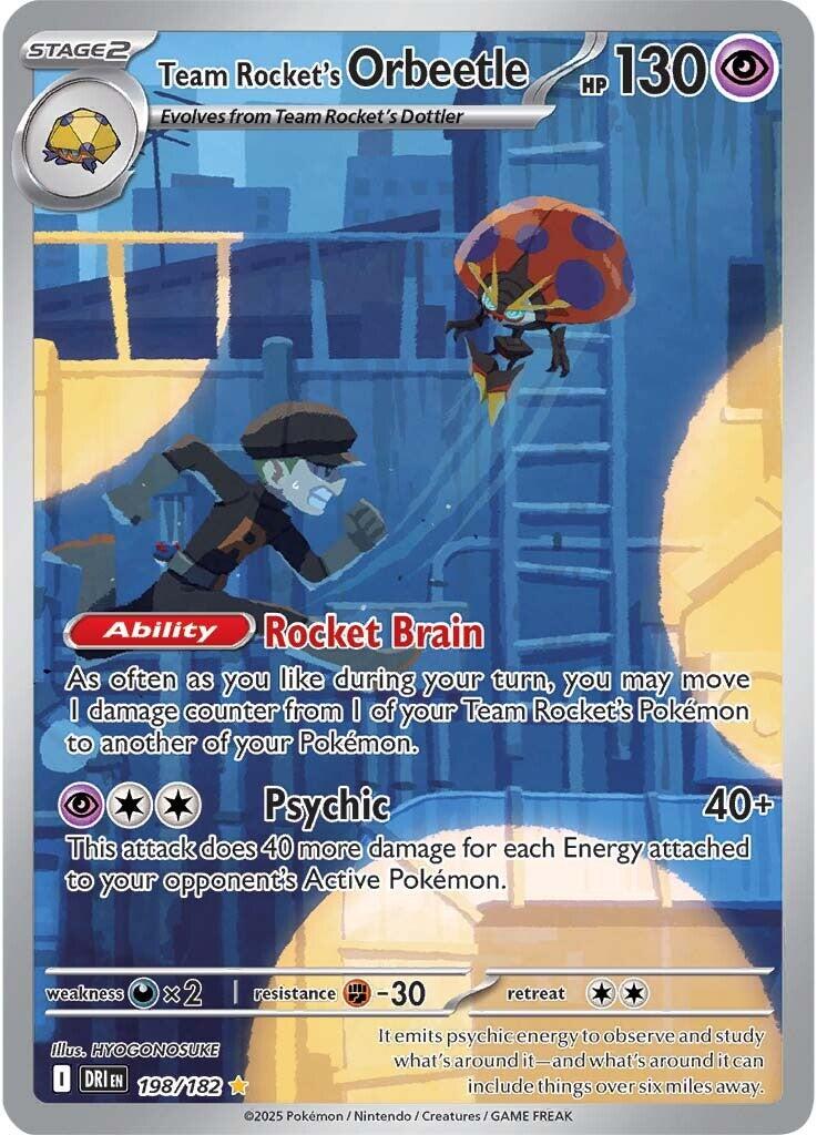 Team Rocket's Orbeetle (198/182) [Scarlet & Violet: Destined Rivals] | Clutch Gaming