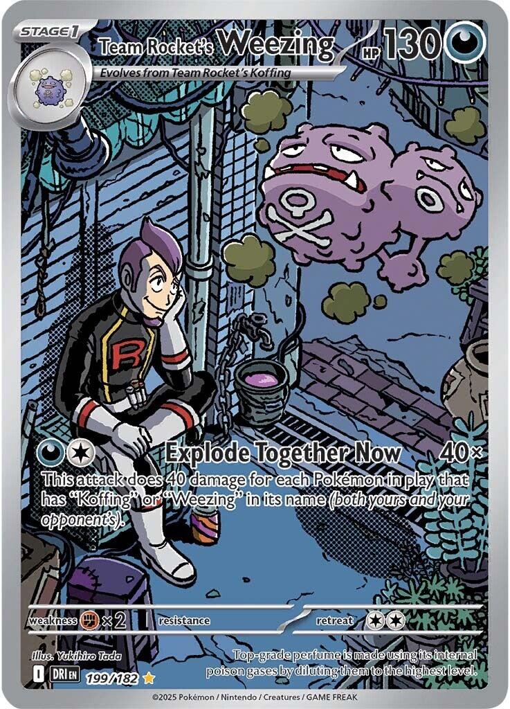 Team Rocket's Weezing (199/182) [Scarlet & Violet: Destined Rivals] | Clutch Gaming