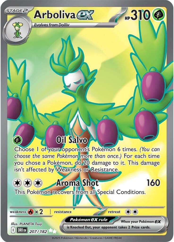 Arboliva ex (207/182) [Scarlet & Violet: Destined Rivals] | Clutch Gaming