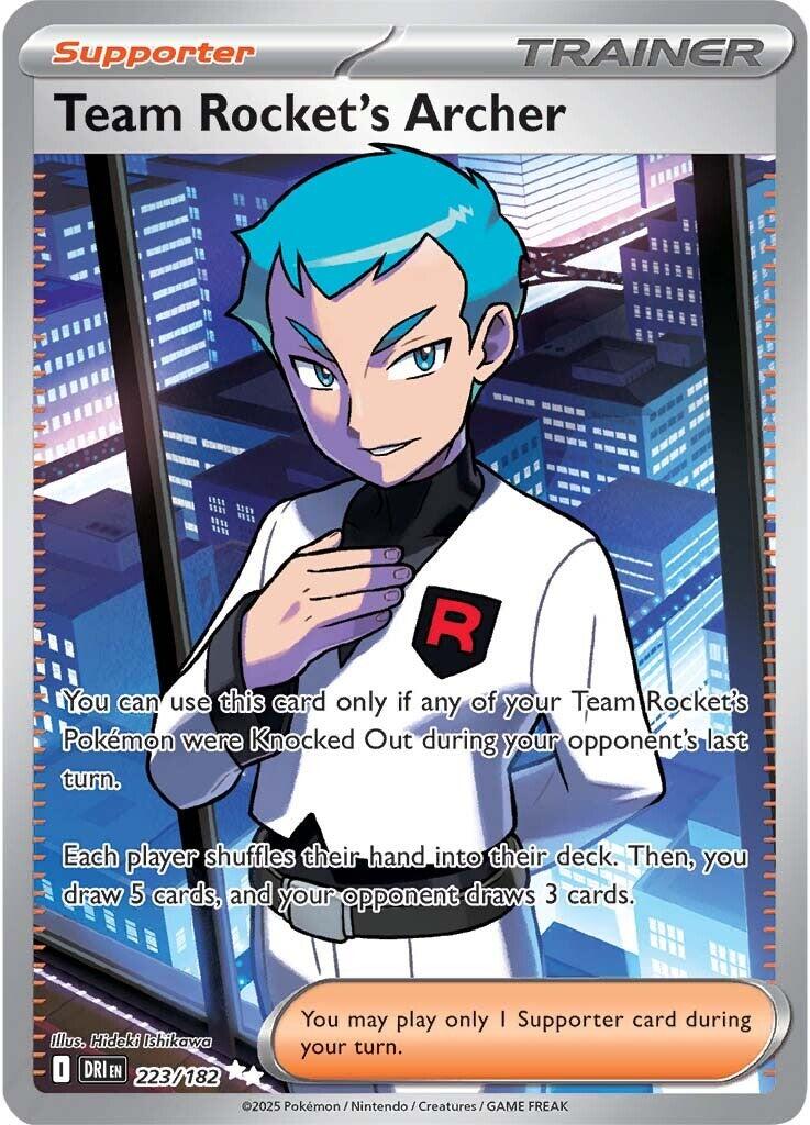 Team Rocket's Archer (223/182) [Scarlet & Violet: Destined Rivals] | Clutch Gaming