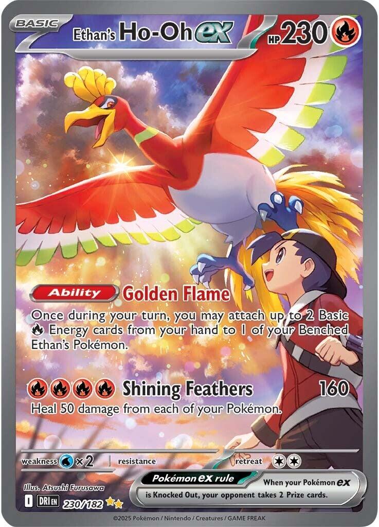 Ethan's Ho-Oh ex (230/182) [Scarlet & Violet: Destined Rivals] | Clutch Gaming
