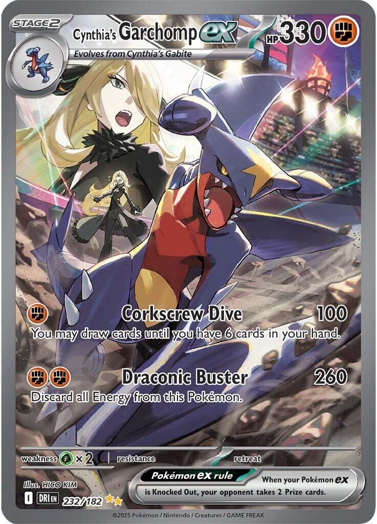 Cynthia's Garchomp ex (232/182) [Scarlet & Violet: Destined Rivals] | Clutch Gaming