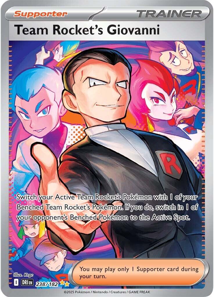 Team Rocket's Giovanni (238/182) [Scarlet & Violet: Destined Rivals] | Clutch Gaming