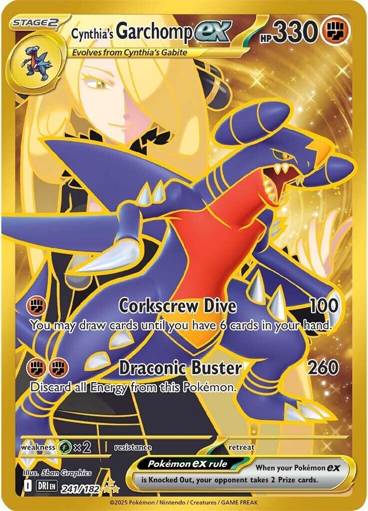 Cynthia's Garchomp ex (241/182) [Scarlet & Violet: Destined Rivals] | Clutch Gaming