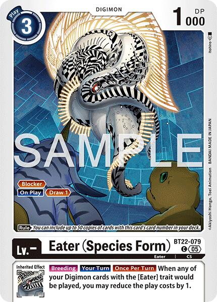 Eater [BT22-079] (Species Form) [Cyber Eden] | Clutch Gaming