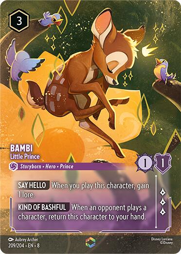 Bambi - Little Prince (Enchanted) (209/204) [Reign of Jafar] | Clutch Gaming