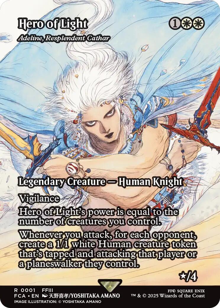 Hero of Light - Adeline, Resplendent Cathar (Showcase) [FINAL FANTASY : Through the Ages] | Clutch Gaming
