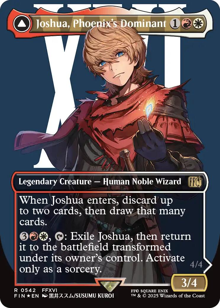 Joshua, Phoenix's Dominant (Borderless) (Surge Foil) [FINAL FANTASY] | Clutch Gaming