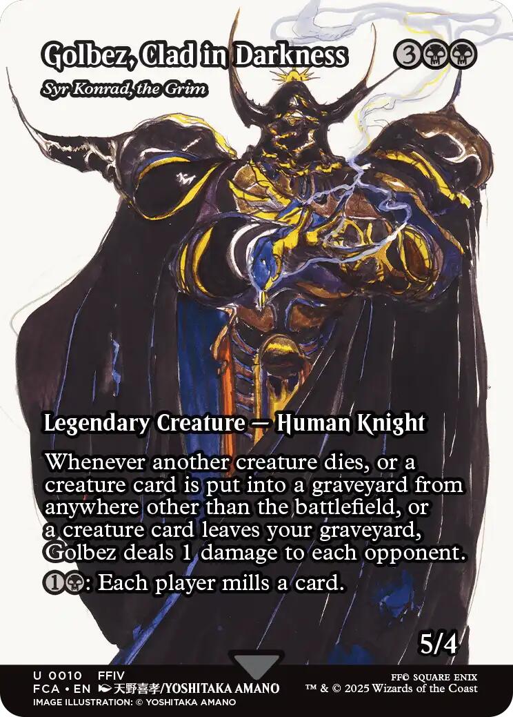 Golbez, Clad in Darkness - Syr Konrad, the Grim (Showcase) [FINAL FANTASY : Through the Ages] | Clutch Gaming