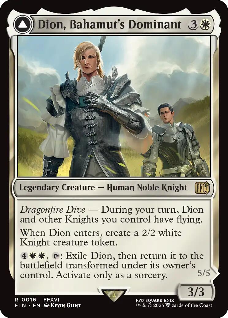 Dion, Bahamut's Dominant // Bahamut, Warden of Light [FINAL FANTASY] | Clutch Gaming