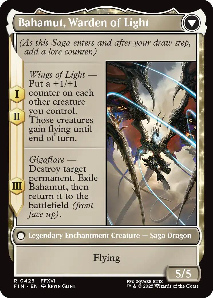 Dion, Bahamut's Dominant // Bahamut, Warden of Light (Extended Art) [FINAL FANTASY] | Clutch Gaming