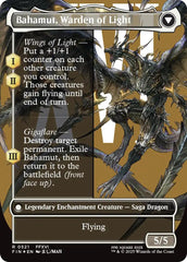 Dion, Bahamut's Dominant // Bahamut, Warden of Light (Borderless) (Surge Foil) [FINAL FANTASY] | Clutch Gaming