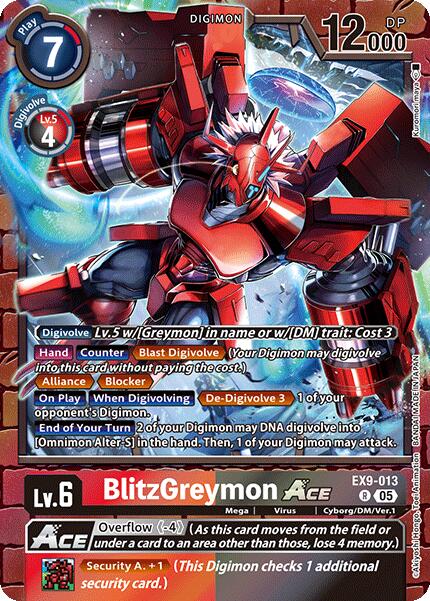 BlitzGreymon ACE [EX9-013] [Versus Monsters] | Clutch Gaming
