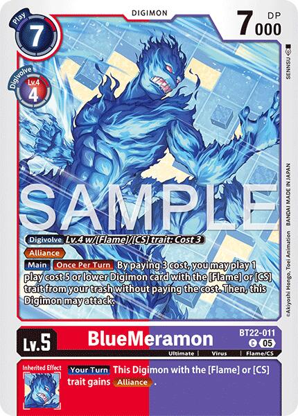 BlueMeramon [BT22-011] [Cyber Eden] | Clutch Gaming