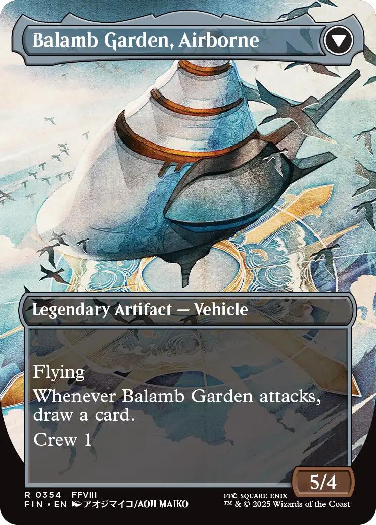 Balamb Garden, SeeD Academy // Balamb Garden, Airborne (Borderless) [FINAL FANTASY] | Clutch Gaming