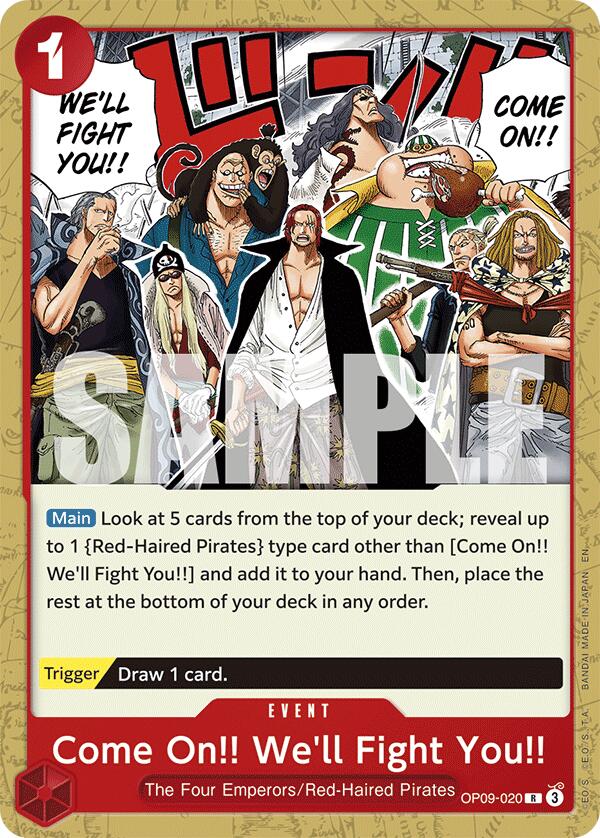Come On!! We'll Fight You!! (Reprint) [Starter Deck: Red Shanks] | Clutch Gaming