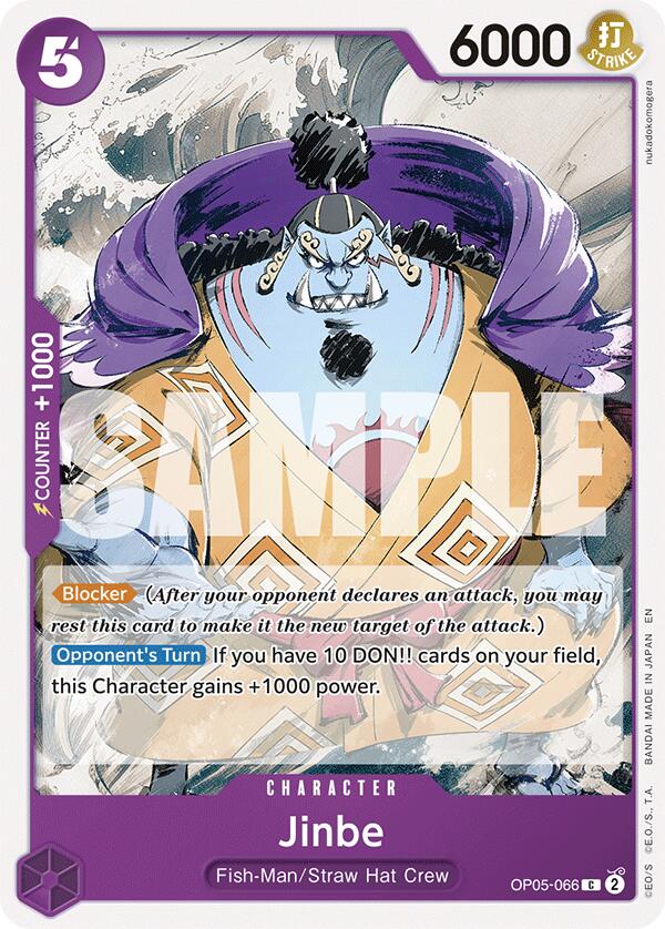 Jinbe (Reprint) [Starter Deck: Purple/Black Monkey.D.Luffy] | Clutch Gaming