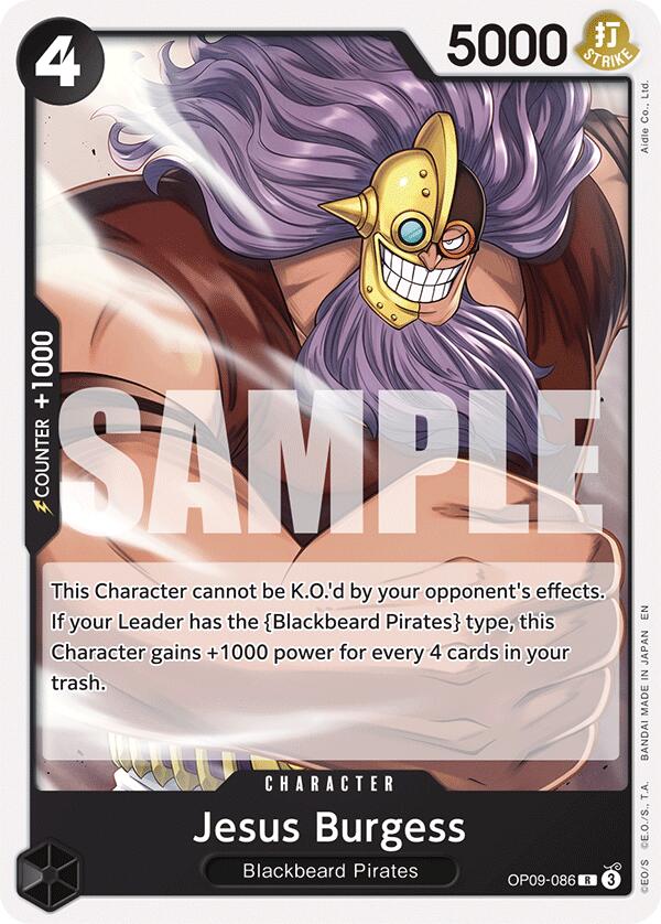 Jesus Burgess (Reprint) [Starter Deck: Black Marshall.D.Teach] | Clutch Gaming