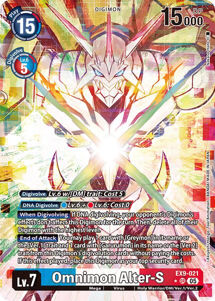 Omnimon Alter-S [EX9-021] (Alternate Art) [Versus Monsters] | Clutch Gaming