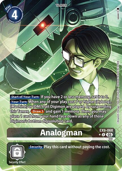 Analogman [EX9-068] (Alternate Art) [Versus Monsters] | Clutch Gaming