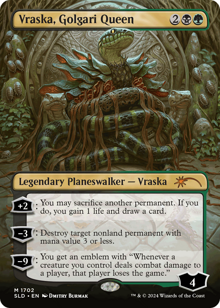 Vraska, Golgari Queen (1702) [Secret Lair Drop Series] | Clutch Gaming