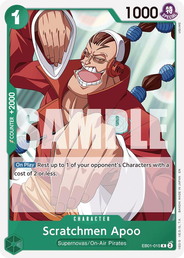 Scratchmen Apoo (Reprint) [Starter Deck: GREEN Jewelry Bonney] | Clutch Gaming