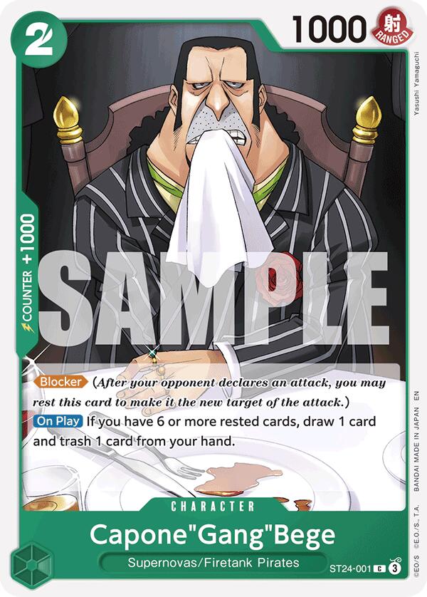 Capone"Gang"Bege [Starter Deck: GREEN Jewelry Bonney] | Clutch Gaming