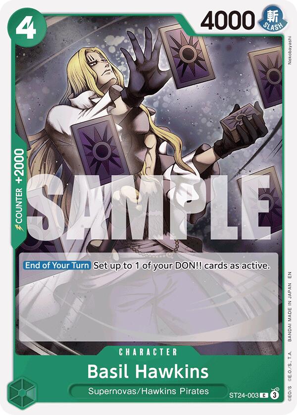 Basil Hawkins [Starter Deck: GREEN Jewelry Bonney] | Clutch Gaming