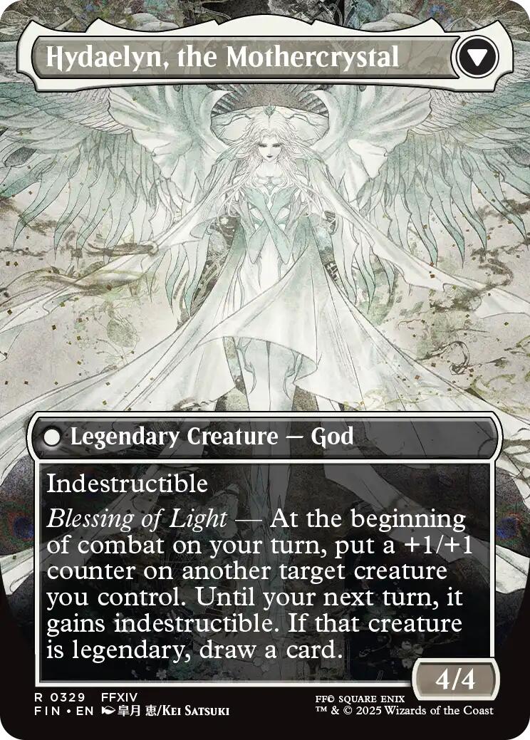 Venat, Heart of Hydaelyn // Hydaelyn, the Mothercrystal (Borderless) [FINAL FANTASY] | Clutch Gaming