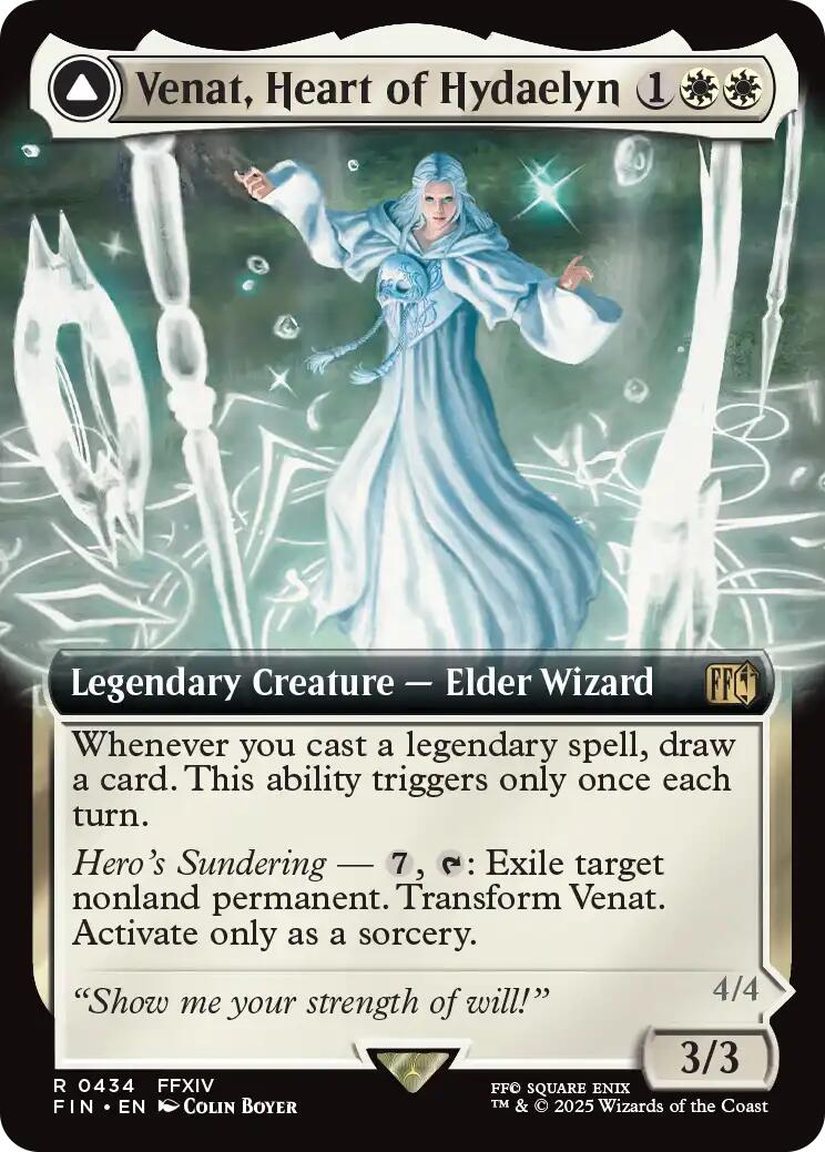 Venat, Heart of Hydaelyn // Hydaelyn, the Mothercrystal (Extended Art) [FINAL FANTASY] | Clutch Gaming