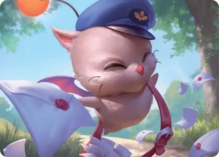 Delivery Moogle Art Card [FINAL FANTASY Art Series] | Clutch Gaming