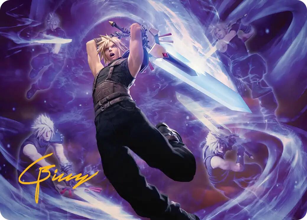 Cloud's Limit Break Art Card (Gold-Stamped Signature) [FINAL FANTASY Art Series] | Clutch Gaming